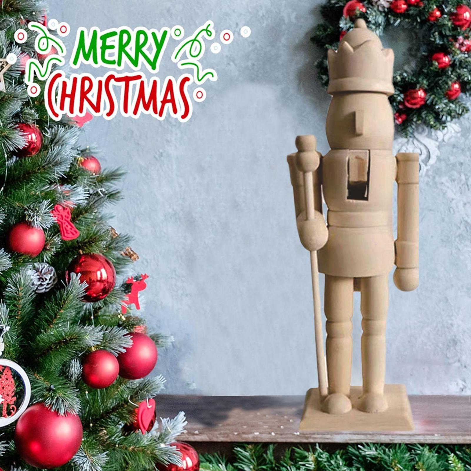 Paint Your Own Wooden Nutcrack - Nutcracker Figurine 评论和价格