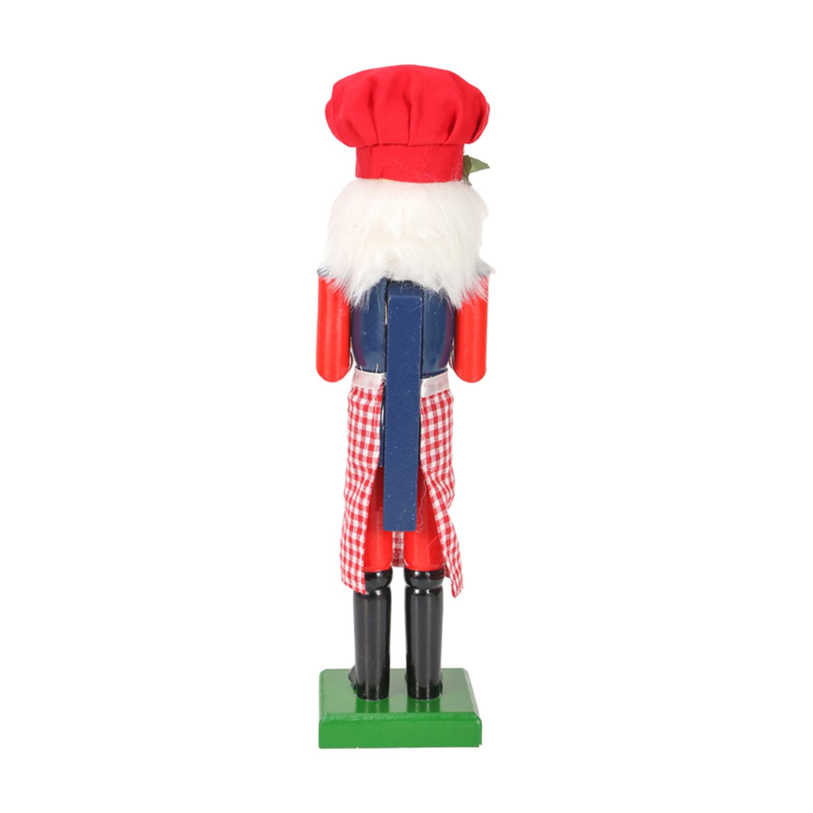 36cm Wooden Nutcracker Ornamen - Nutcracker Figurine 评论和价格