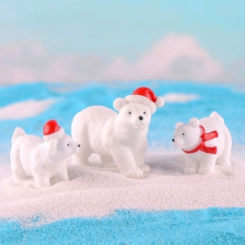 3PCS/Set Animal Miniature Chri - Nutcracker Figurine 评论和价格