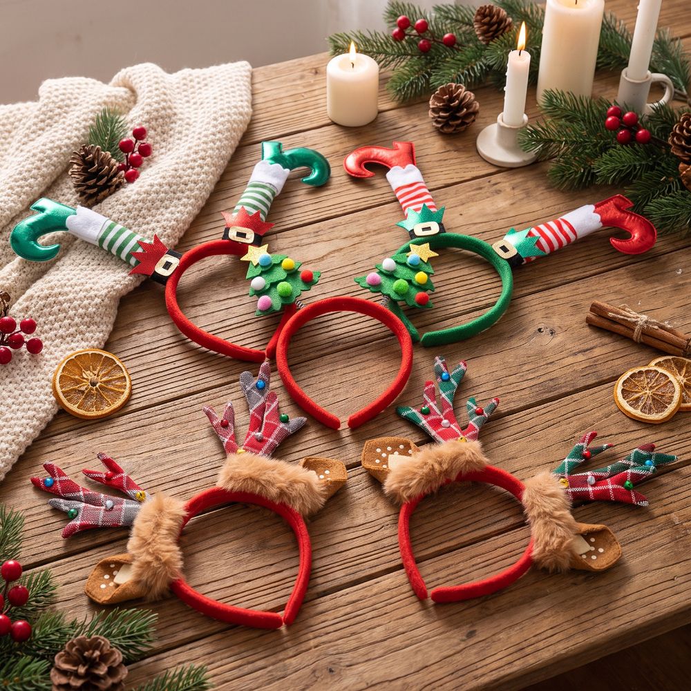 Design Christmas Headband Antl - Reindeer Antlers Headband 评论和价格