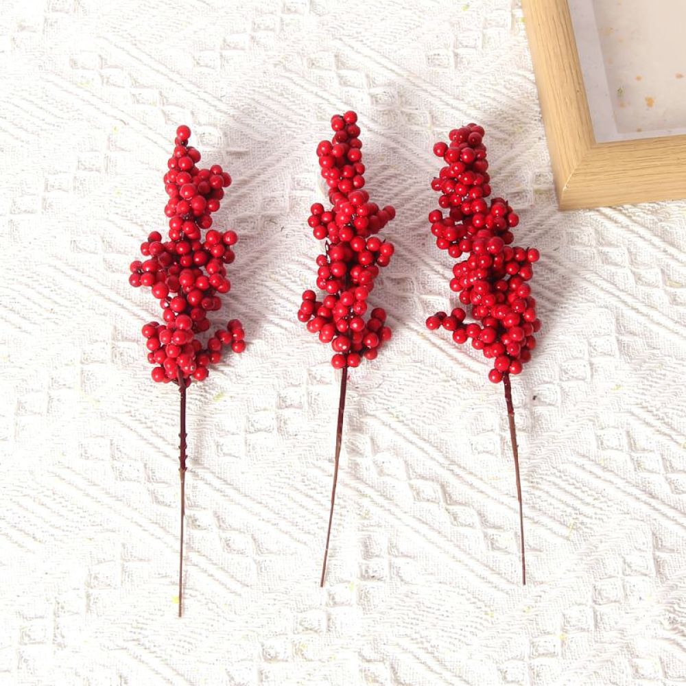 Artificial Red Berry Picks For - Christmas Tree Artificial 评论和价格