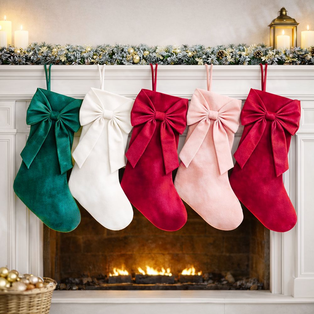18 Inch Christmas Velvet Stock - Christmas Stocking Hanging 评论和价格