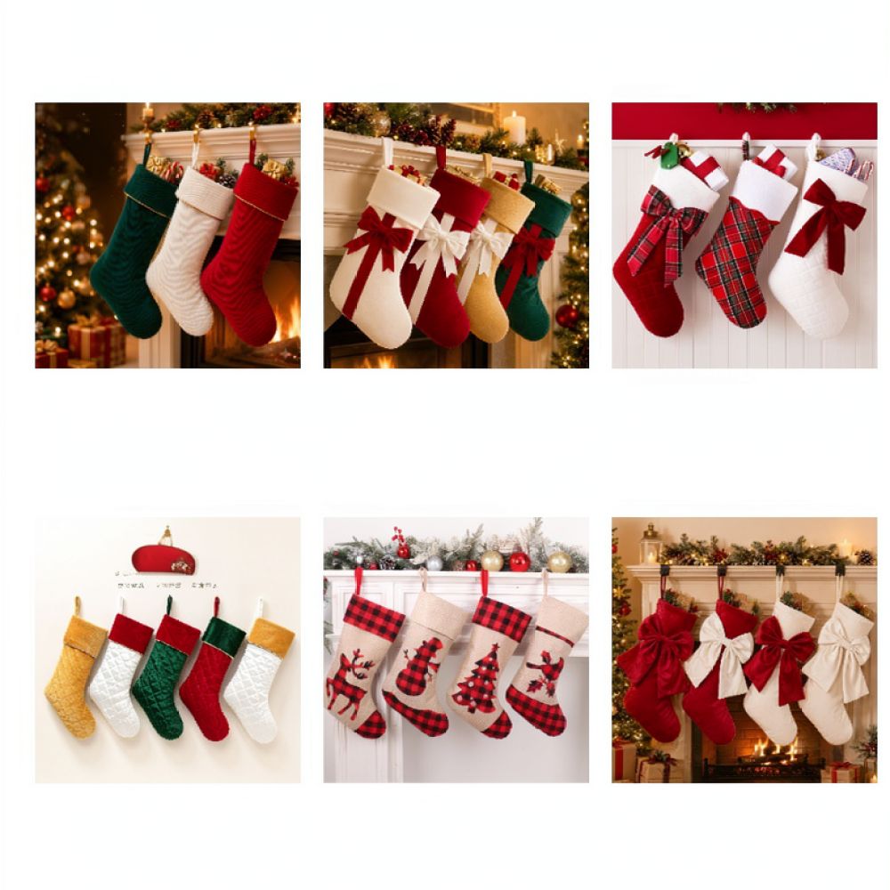 18 Inch Christmas Velvet Stock - Christmas Stocking Hanging 评论和价格