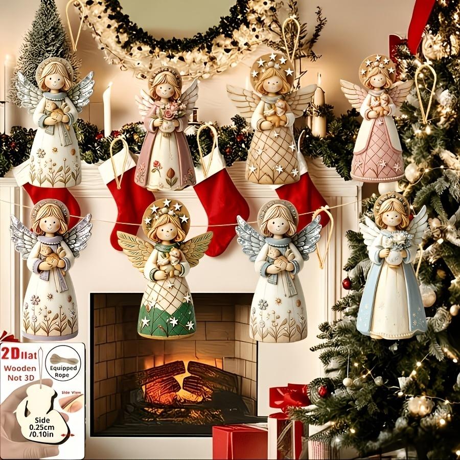 1/5/10/20/50/100pcs 2D Templat - Christmas Tree Artificial 评论和价格