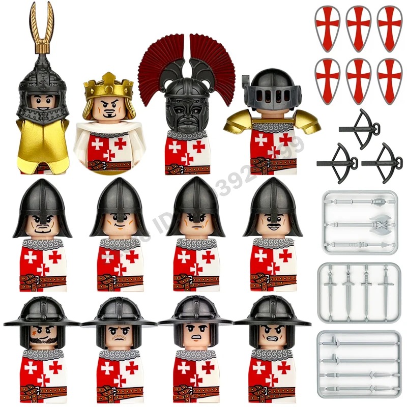 Crusader Templar Knights Roman - Lego Set Technic 评论和价格