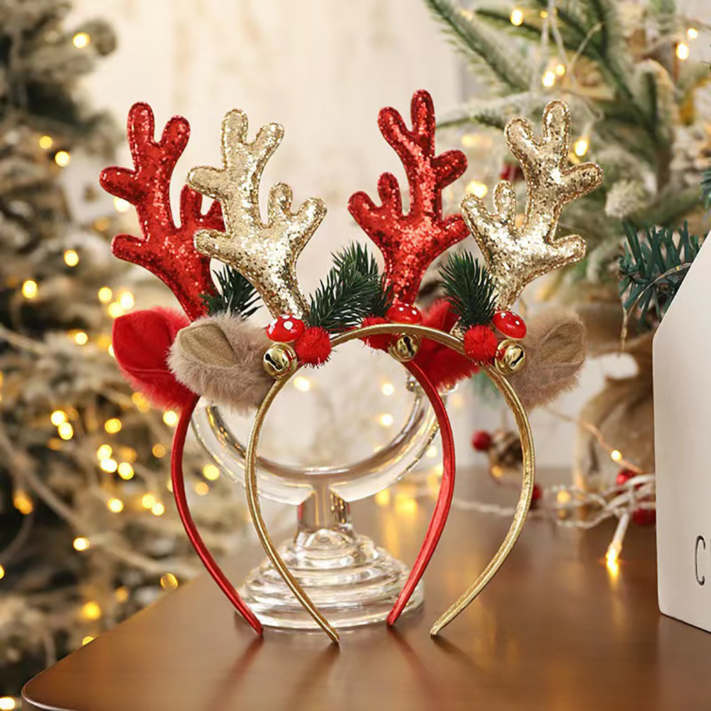 Christmas Reindeer Antler Head - Reindeer Antlers Headband 评论和价格